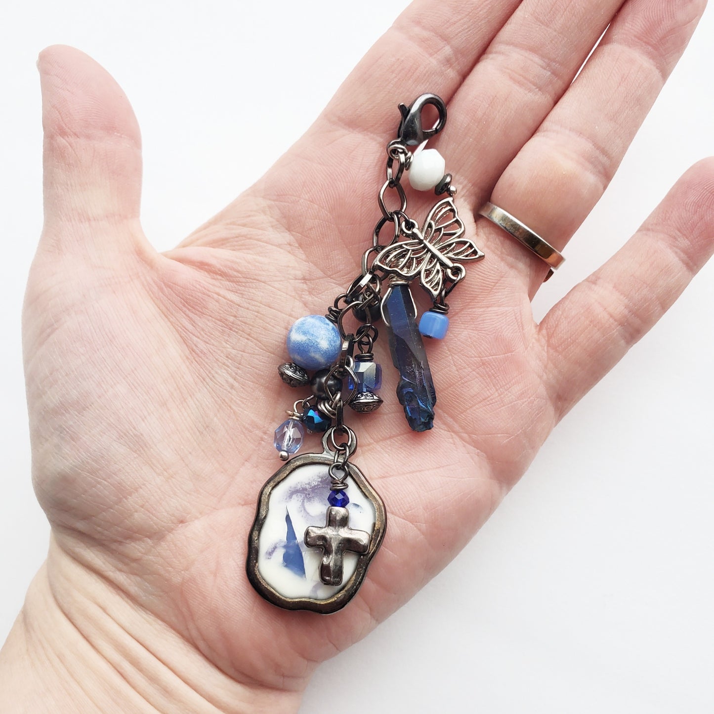 Fighting Fear Cluster Clip-On Charm