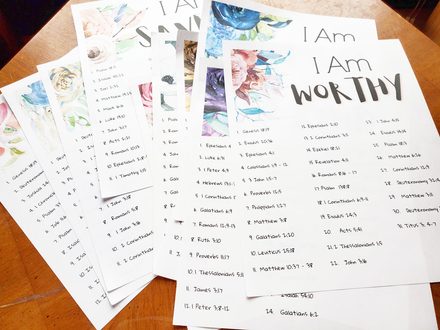 Who I Am in Christ Bible SOAP Study Guide Set - 12 studies - Instant download