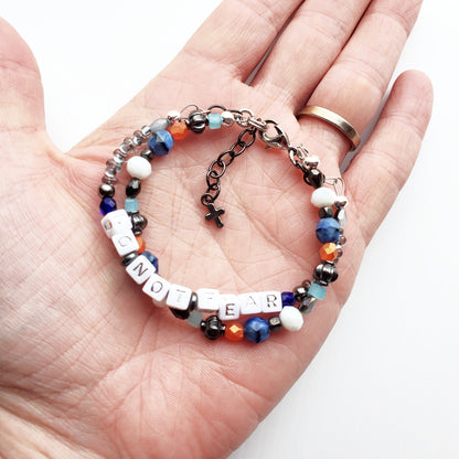 Do Not Fear Double Strand Bracelet