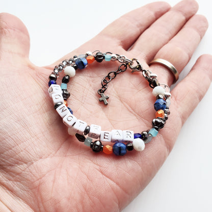 Do Not Fear Double Strand Bracelet