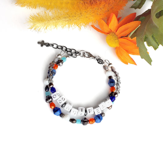 Do Not Fear Double Strand Bracelet