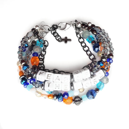 Fear of the Lord Stacked Chunky Bracelet