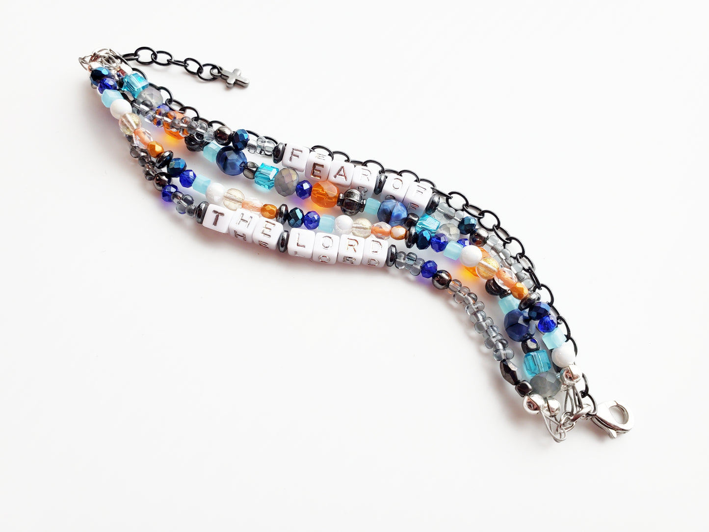 Fear of the Lord Stacked Chunky Bracelet