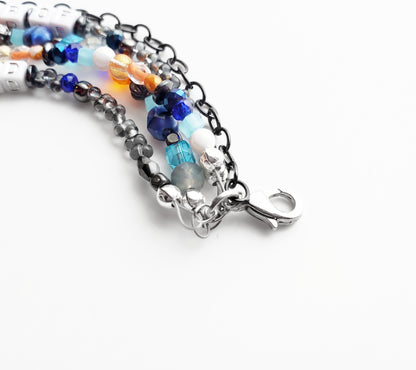 Fear of the Lord Stacked Chunky Bracelet