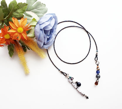 Fighting Fear Single Strand Beaded Bookmark