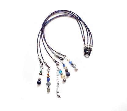 Fighting Fear 5-Strand Beaded Bookmark