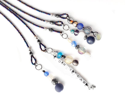 Fighting Fear 5-Strand Beaded Bookmark