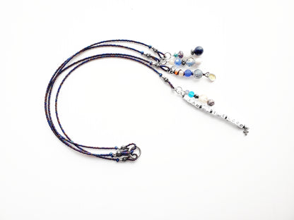 Fighting Fear 4-Strand Beaded Bookmark