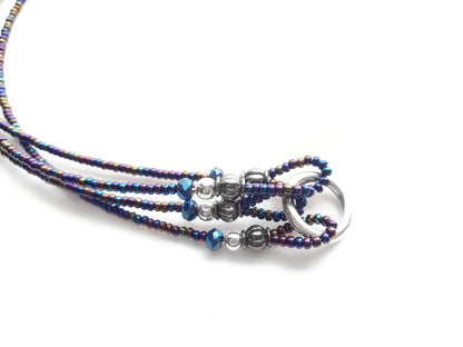 Fighting Fear 4-Strand Beaded Bookmark