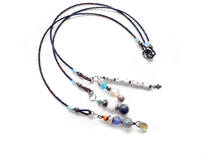 Fighting Fear 3-Strand Beaded Bookmark