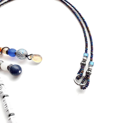 Fighting Fear 2-Strand Beaded Bookmark