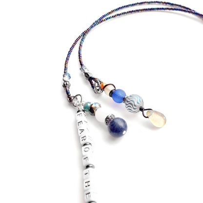 Fighting Fear 2-Strand Beaded Bookmark