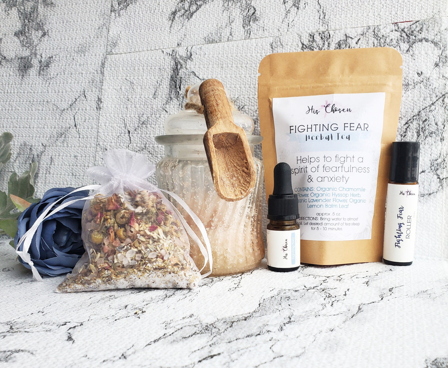 Fighting Fear Anxiety Relief Spa Set