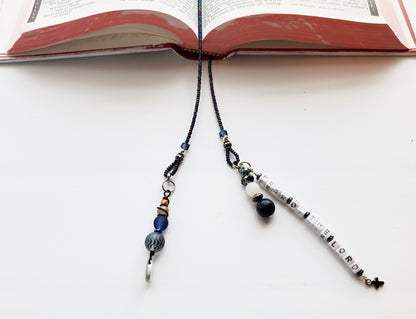 Fighting Fear Single Strand Beaded Bookmark