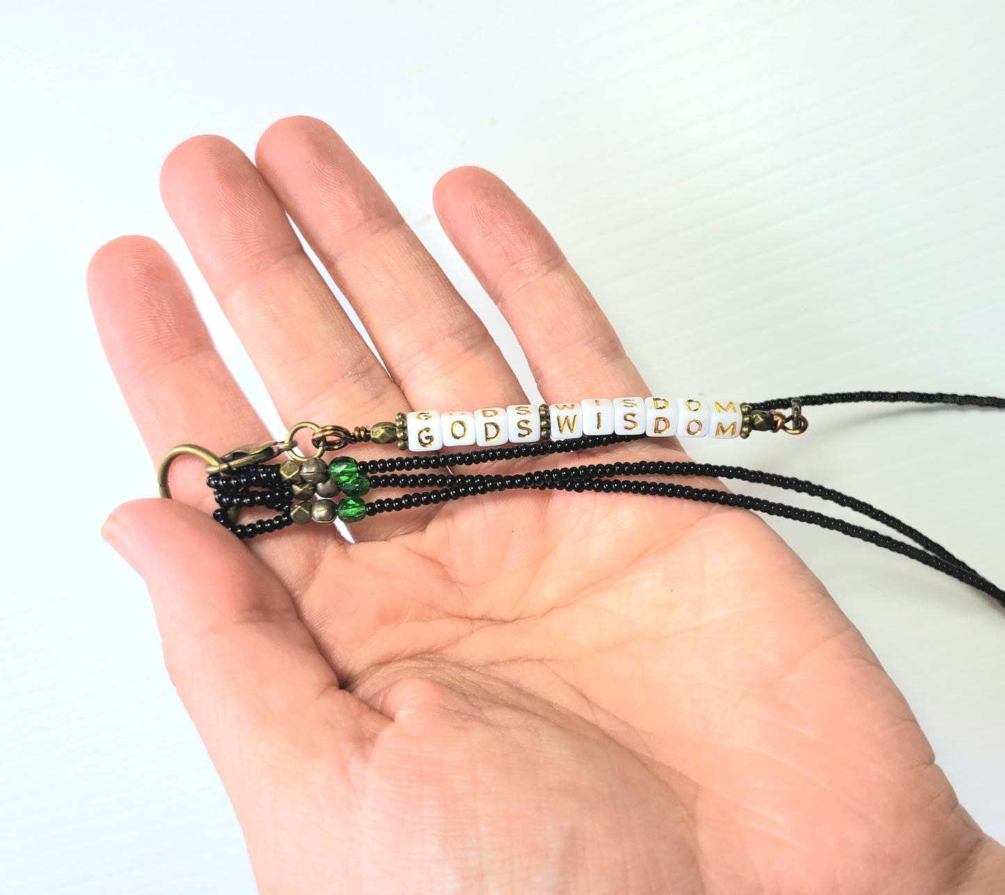 Wisdom of God Clip-On Word Charm