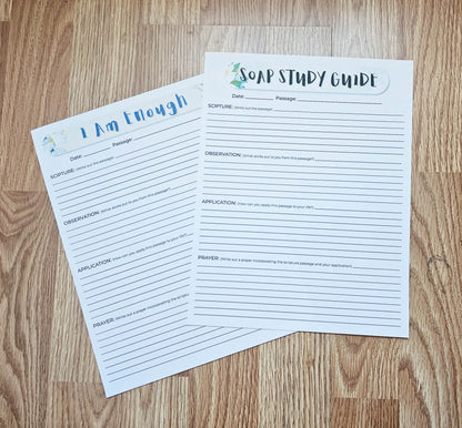 I Am Enough Bible SOAP Study Pack