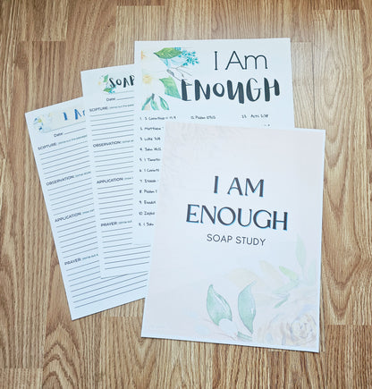 I Am Enough Bible SOAP Study Pack