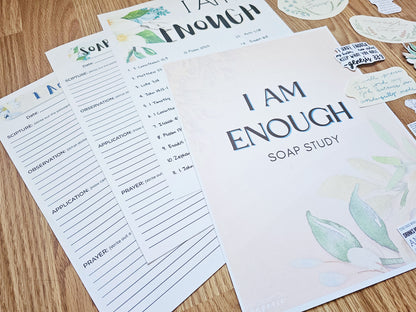 I Am Enough Bible SOAP Study Pack