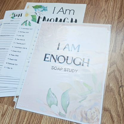 I Am Enough Bible SOAP Study Pack
