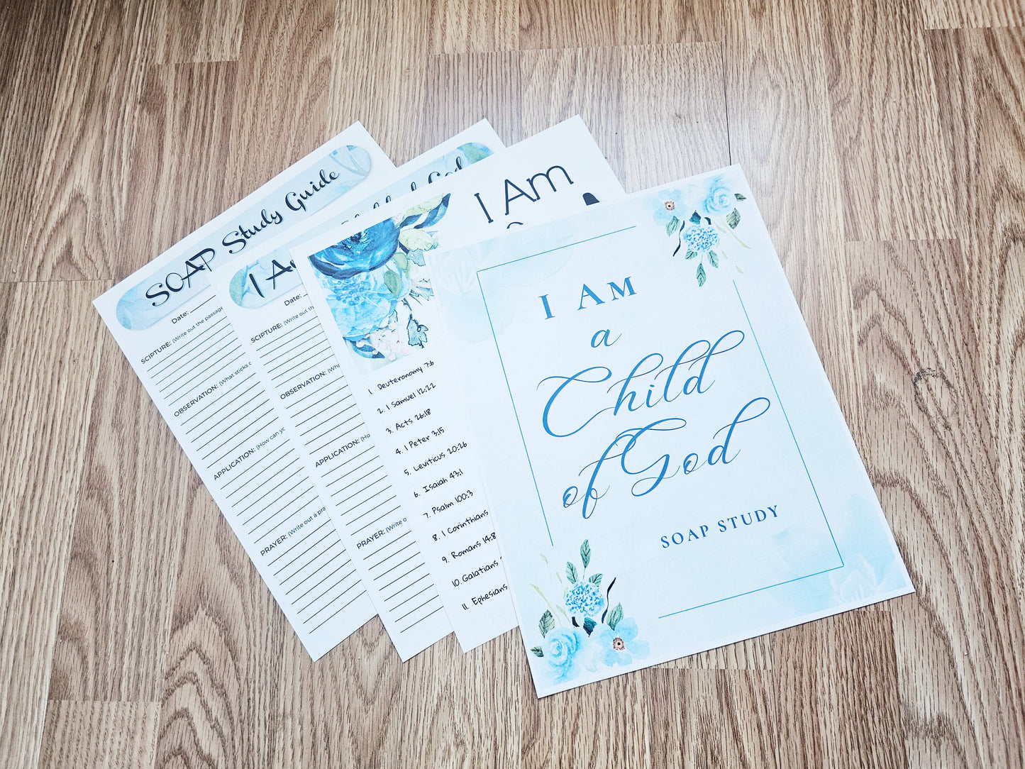 I Am a Child of God Bible SOAP Study Pack