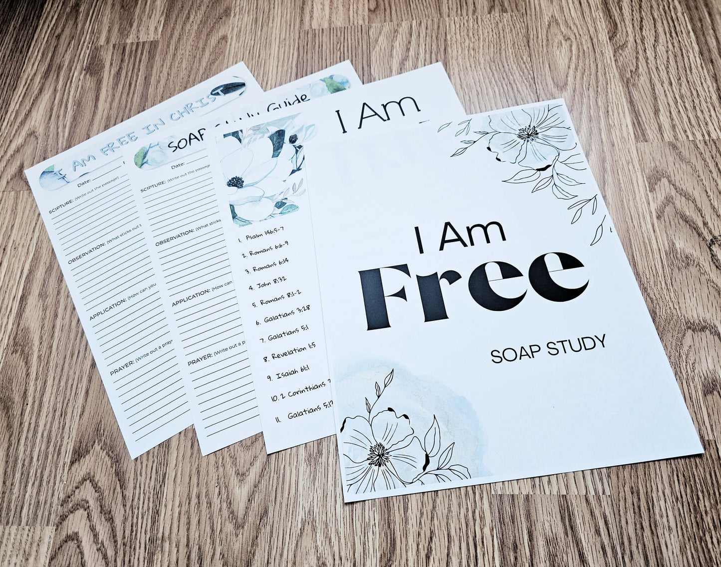 I Am Free in Christ Bible SOAP Study Pack