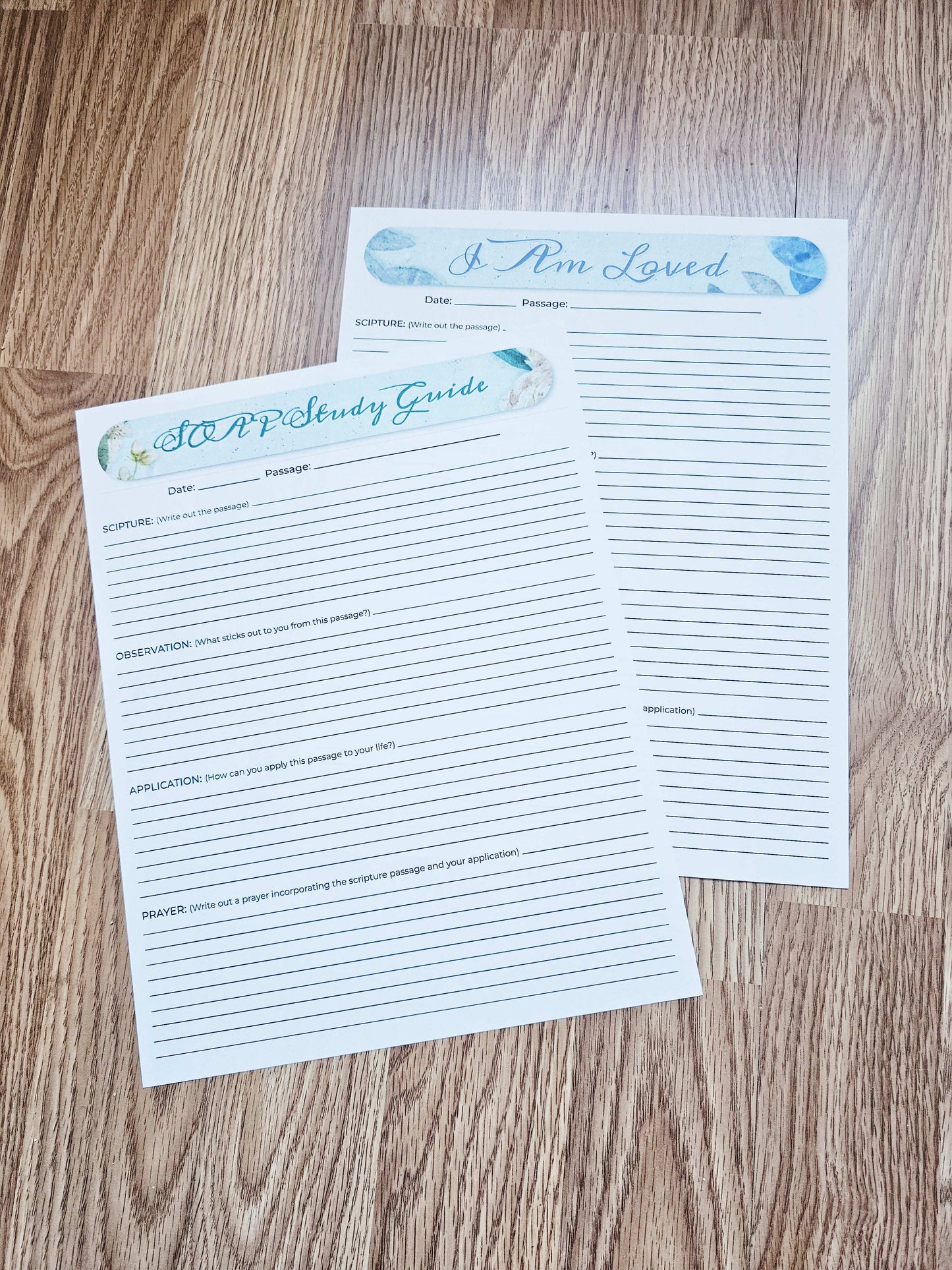 I Am Loved Bible SOAP Study Pack