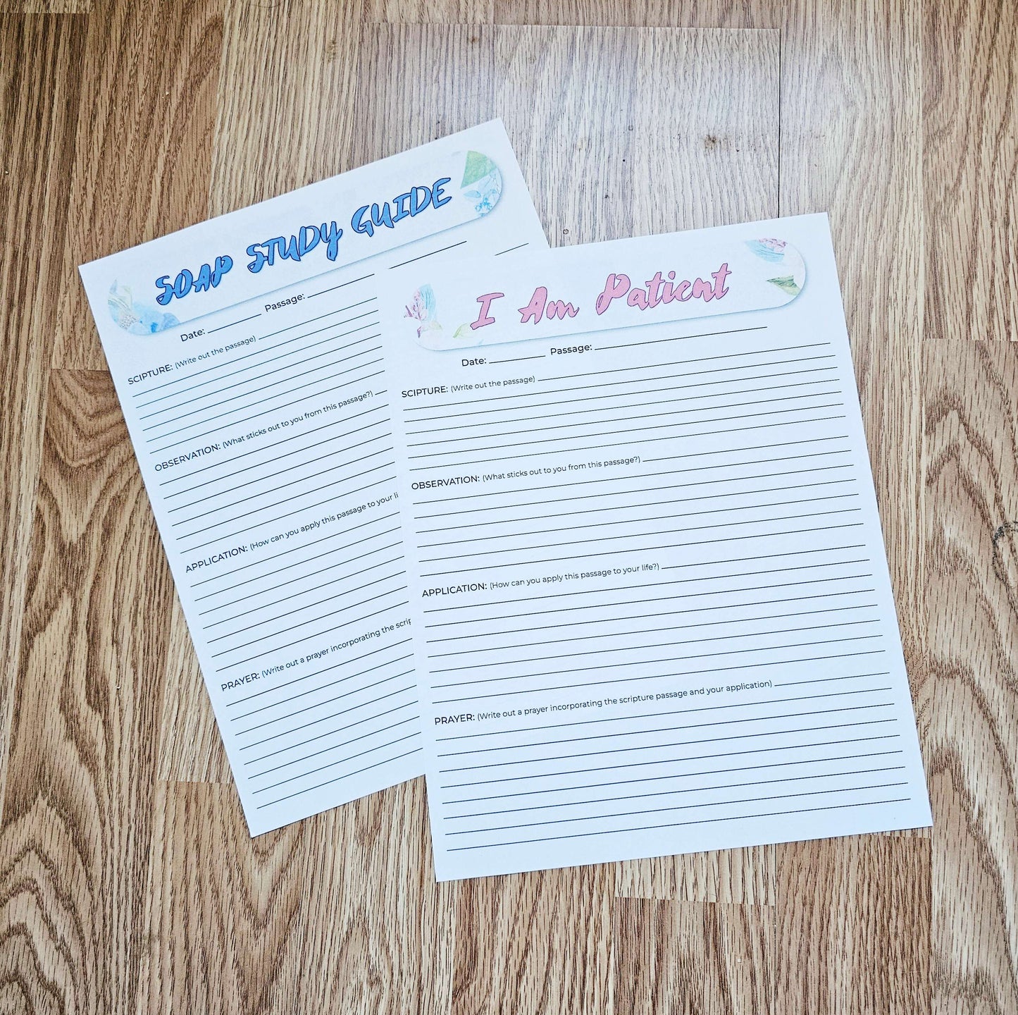 I Am Patient Bible SOAP Study Pack