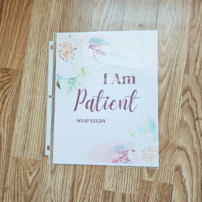 I Am Patient Bible SOAP Study Pack