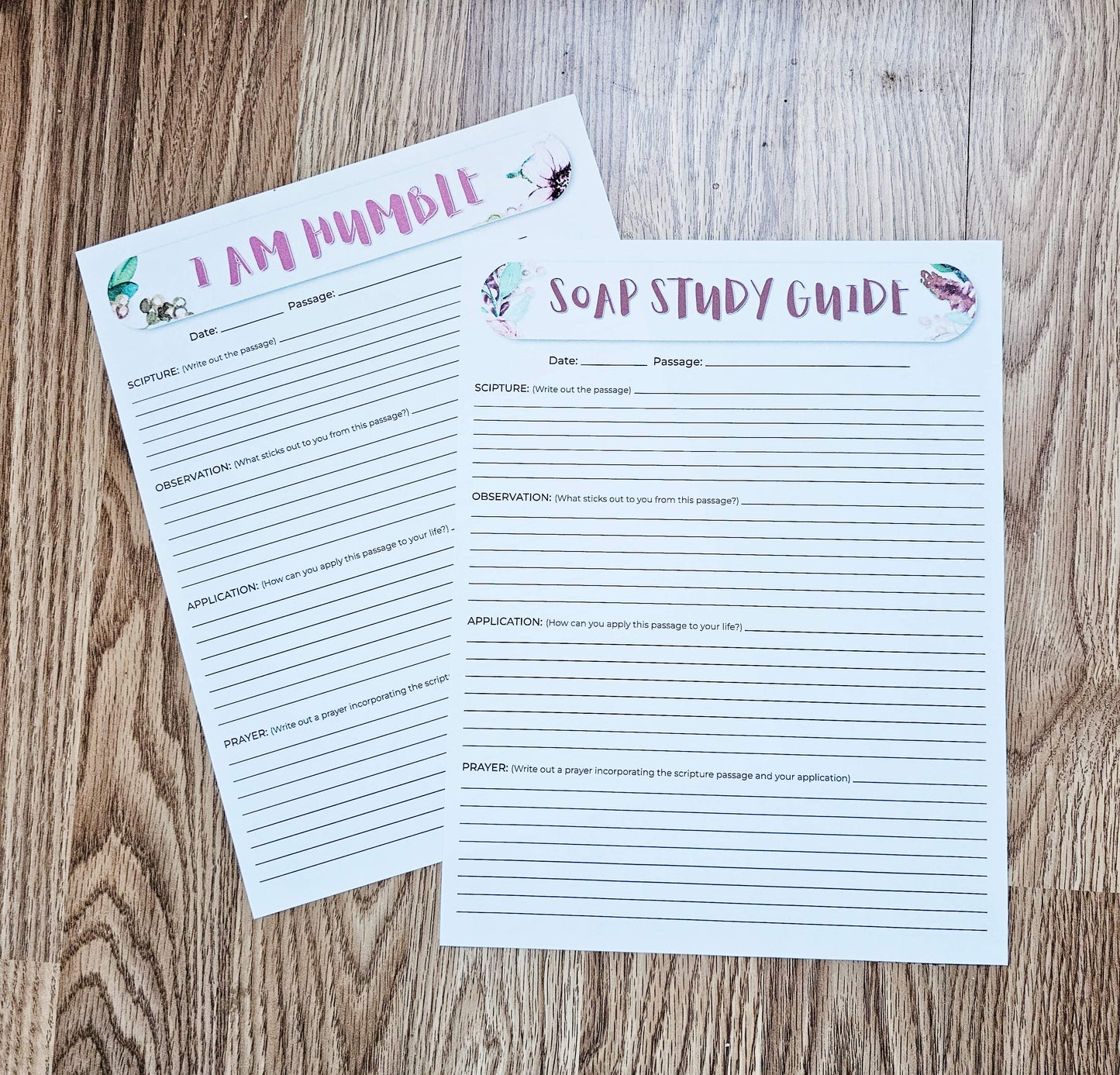 I Am Humble Bible SOAP Study Pack