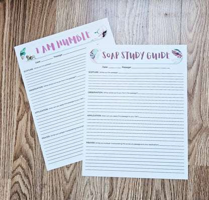 I Am Humble Bible SOAP Study Pack