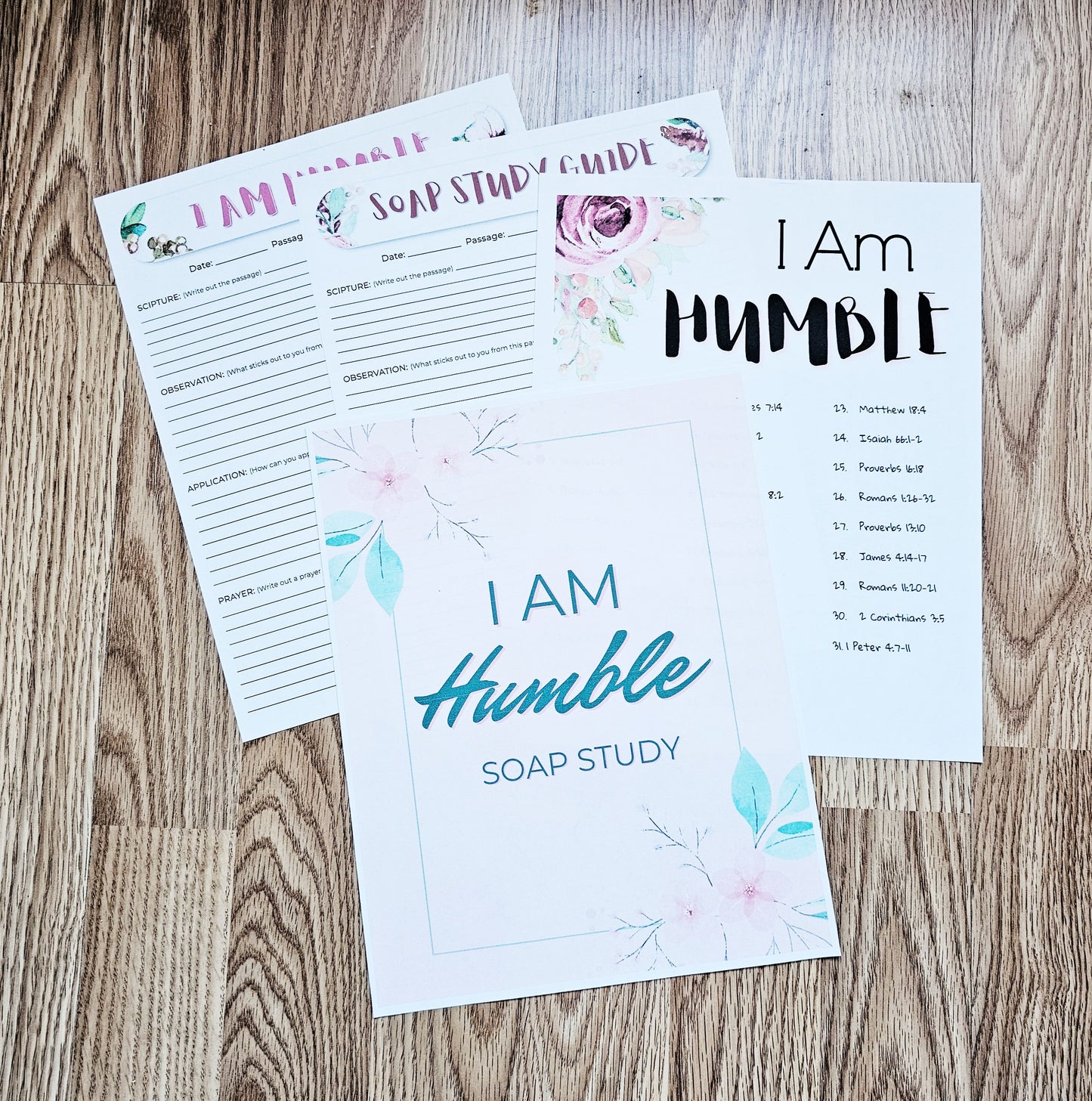I Am Humble Bible SOAP Study Pack