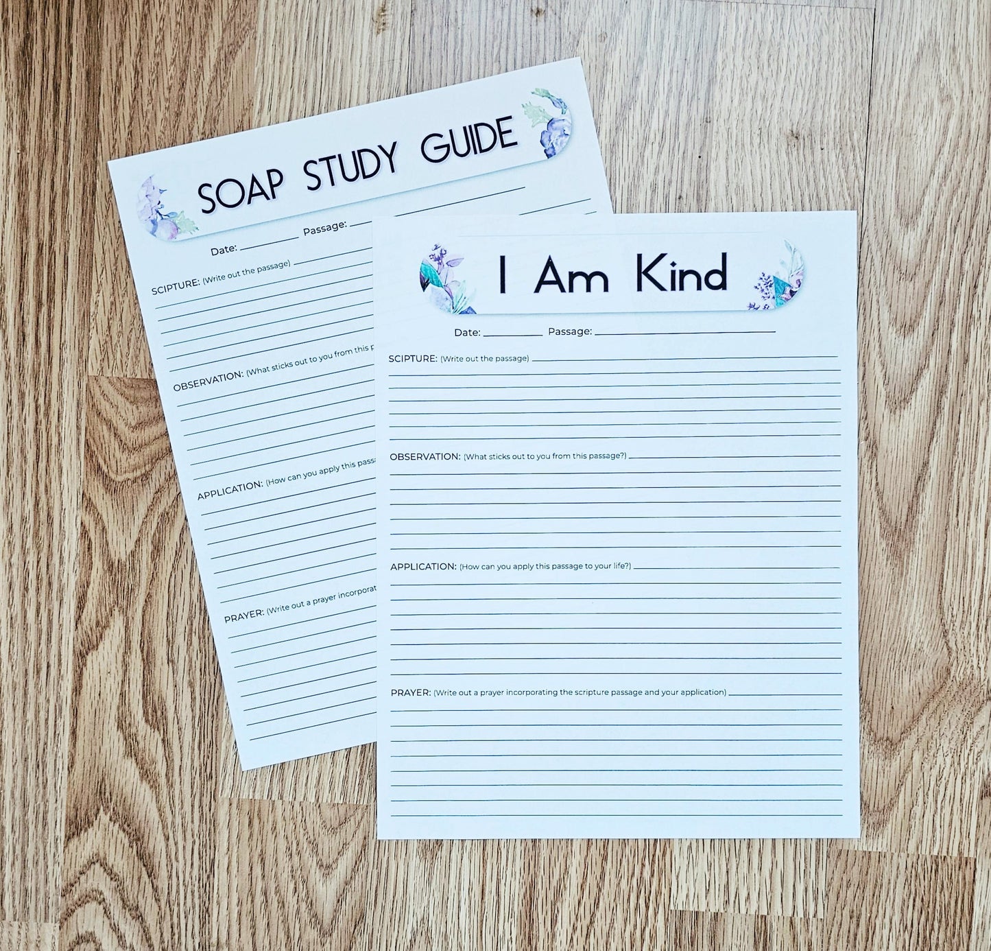 I Am kind Bible SOAP Study Pack