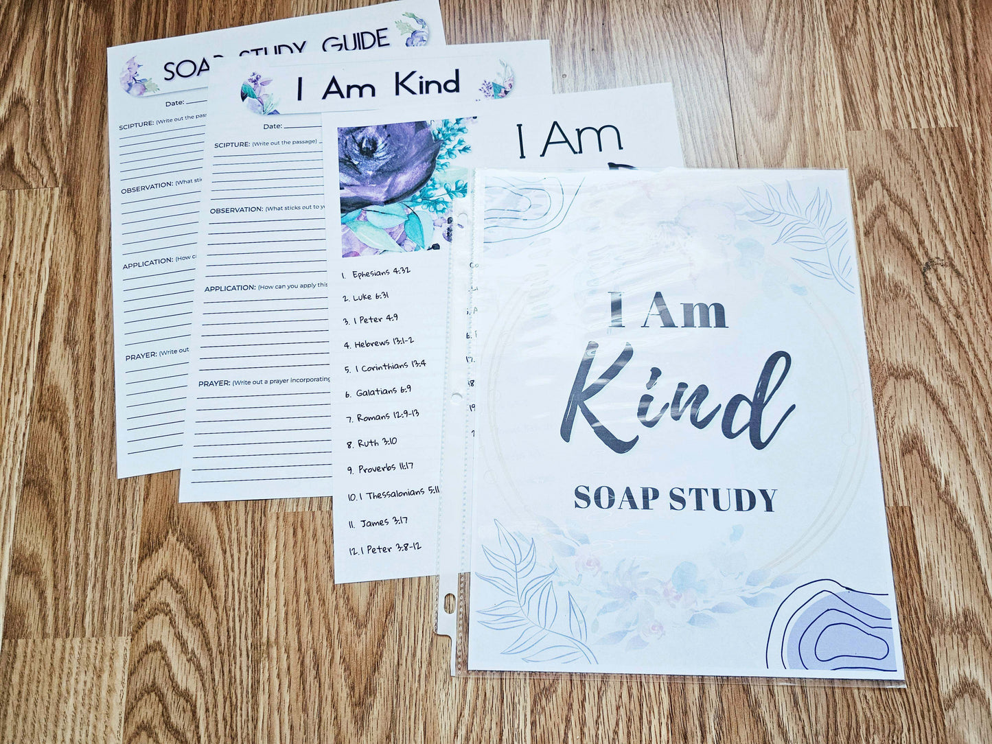 I Am kind Bible SOAP Study Pack