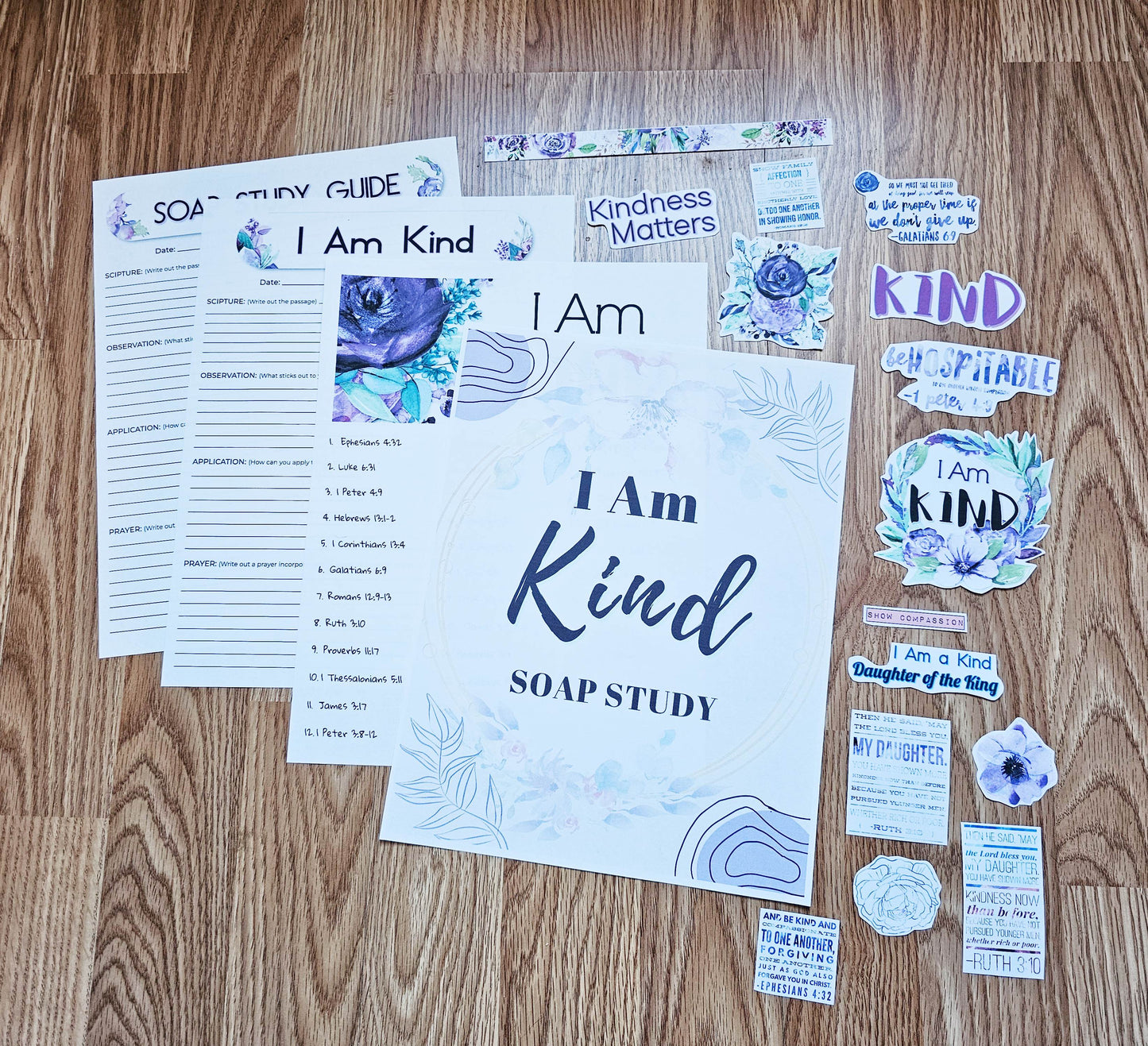 Bible Study Pack Membership - snail mail monthly SOAP study kits for women's Christian group