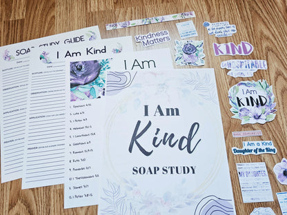 I Am kind Bible SOAP Study Pack