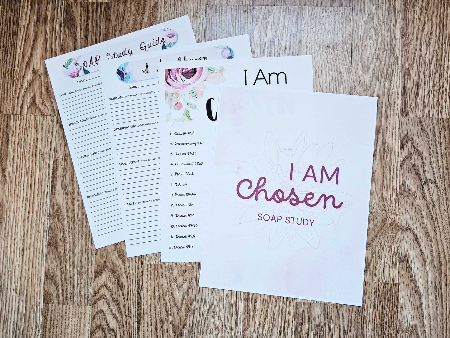 I Am Chosen Bible SOAP Study Pack
