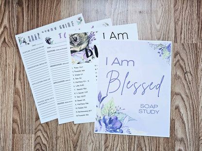 I Am Blessed SOAP Bible Study pack
