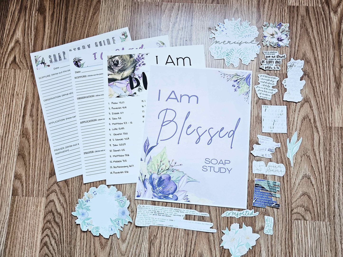 Bible Study Pack Membership - snail mail monthly SOAP study kits for women's Christian group