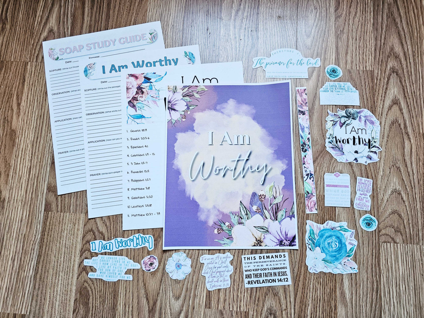 Bible Study Pack Membership - snail mail monthly SOAP study kits for women's Christian group