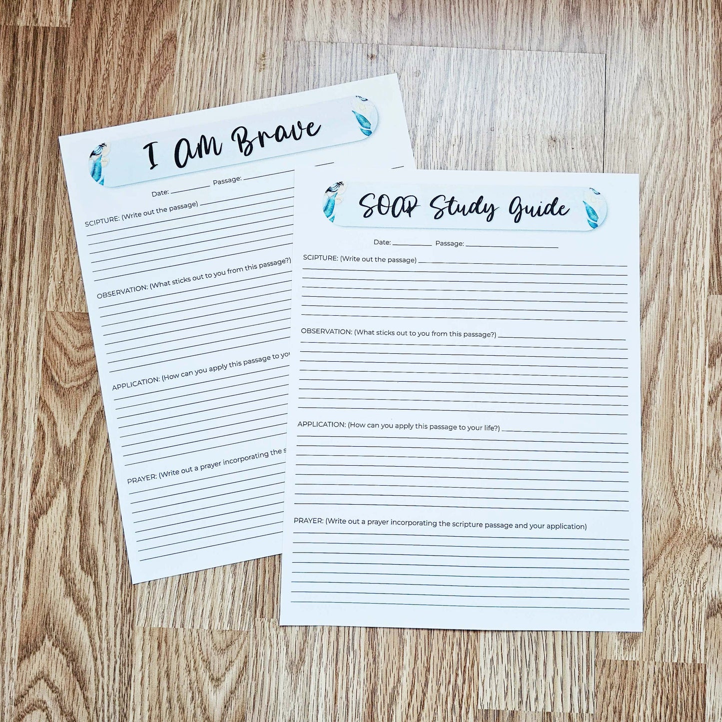 I Am Brave Bible SOAP Study Pack