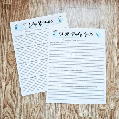 I Am Brave Bible SOAP Study Pack