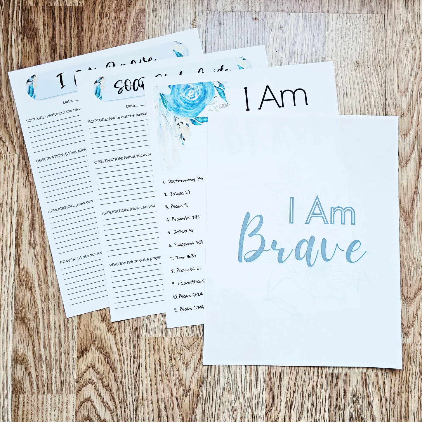 I Am Brave Bible SOAP Study Pack