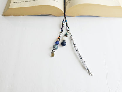 Fighting Fear 2-Strand Beaded Bookmark