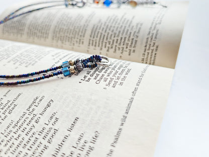 Fighting Fear 2-Strand Beaded Bookmark