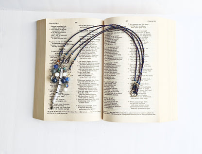 Fighting Fear 4-Strand Beaded Bookmark