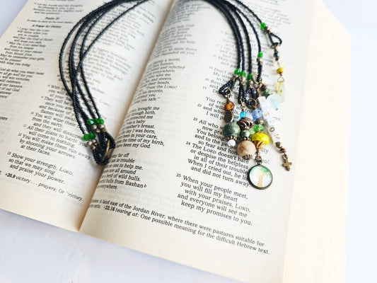 Wisdom Tree of Life 5-Strand Beaded Bookmark