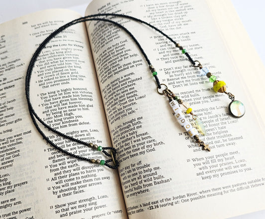 Wisdom Tree of Life 2-Strand Beaded Bookmark