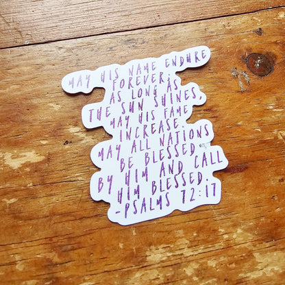 I Am Blessed Vinyl Sticker Set of 5