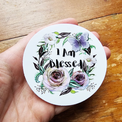 I Am Blessed Vinyl Sticker Set of 5