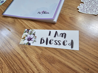 I Am Blessed Bookmark for bible study